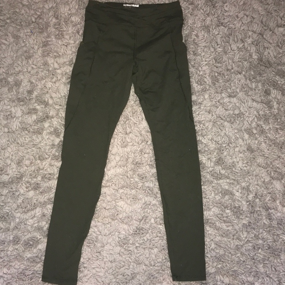 Forever 21 army green leggings